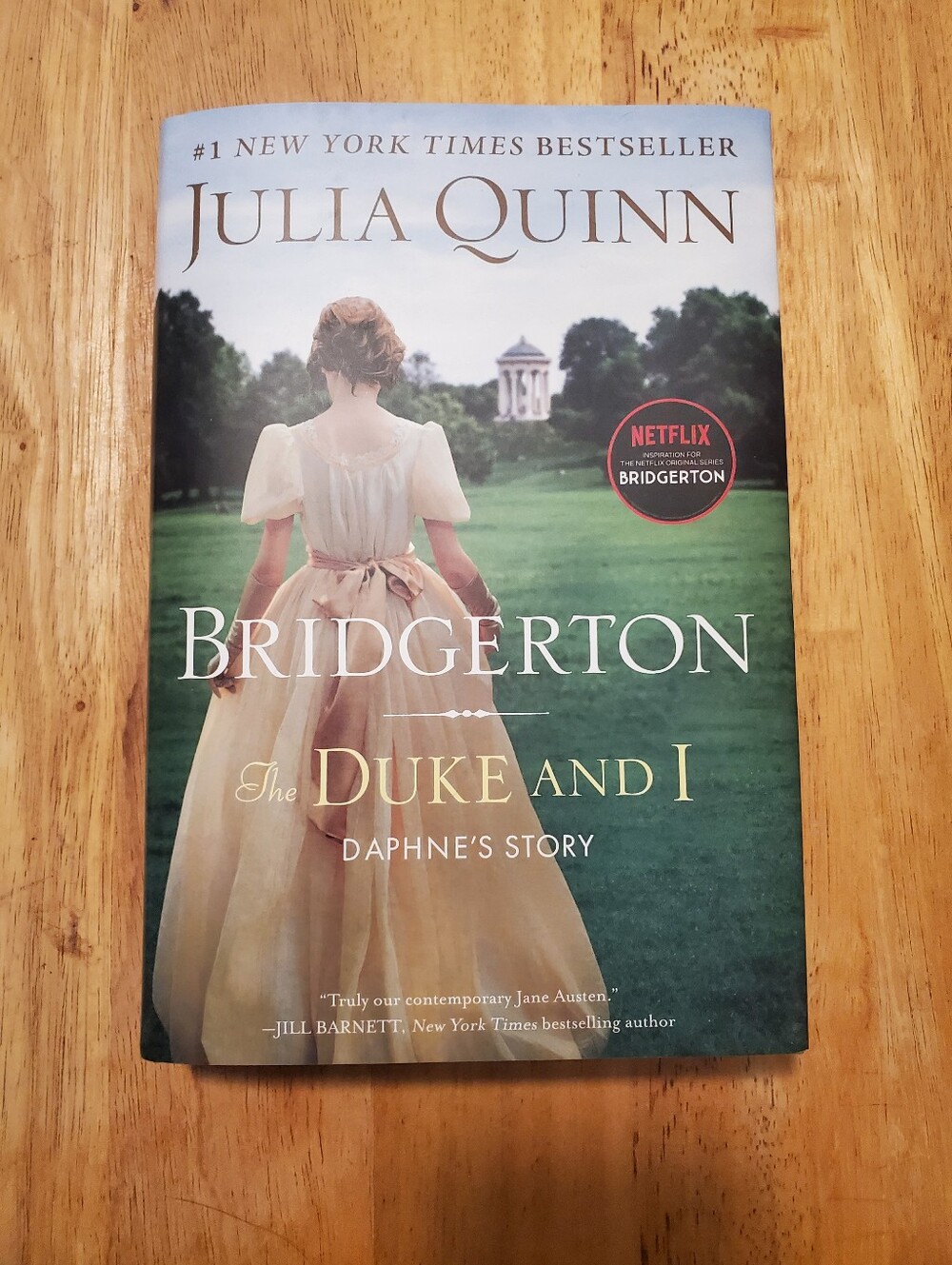 Julia Quinn "Bridgerton: The Duke and I" Hardcover Book